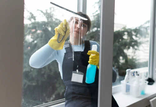 Nettoyage de vitres intérieures et extérieures à Saint-Julien-le-Petit